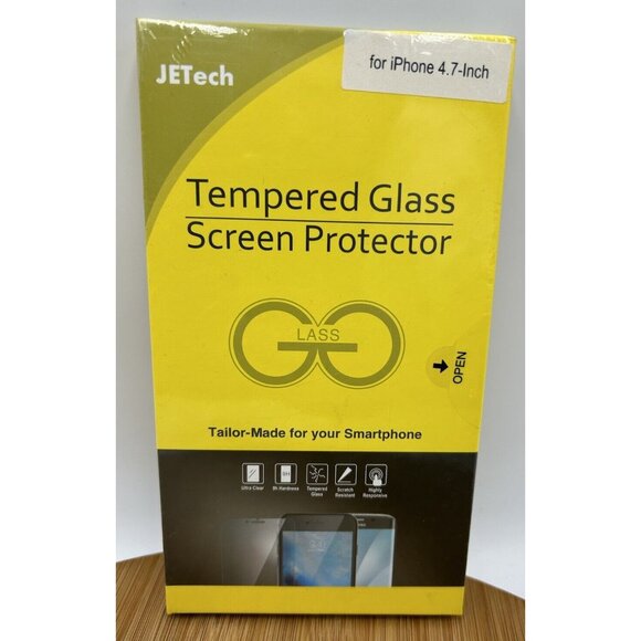 JETech Tempered Glass Screen Protector for 4.7" Apple iPhone 7/8 -‎ Pack Of 2 - Picture 1 of 3